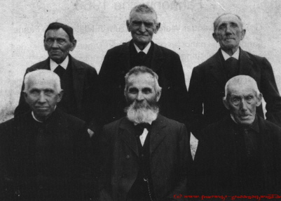 Gründungsmitglieder der Feuerwehr Großenschwand